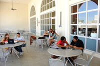 MEL_Students eating at dining hall