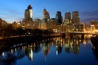 PHI_Philadelphia over river nighttime