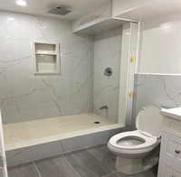 Replin Co-Living House lower level master room bathroom